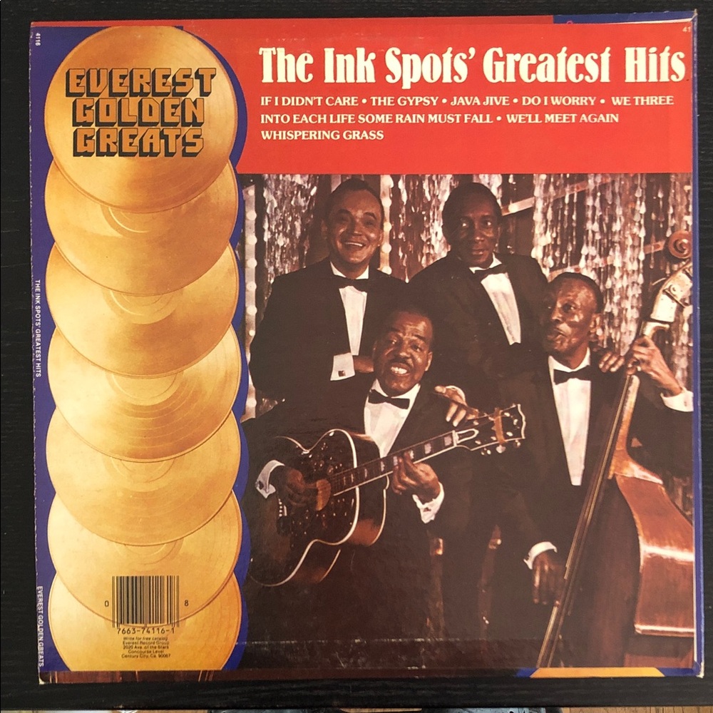 The Ink Spots' Greatest Hits Vinyl Lp Record Album ‘81
